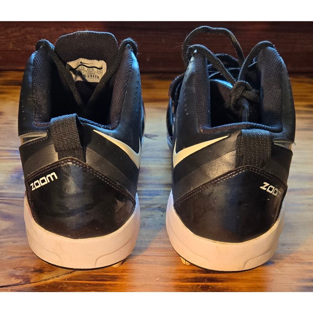 Mens Size 13 Nike Team Code Zoom Black Football Cleats Spikes EUC - Picture 3 of 11